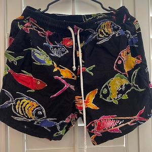 Men’s bullock and Jones swim trunks lg fish print